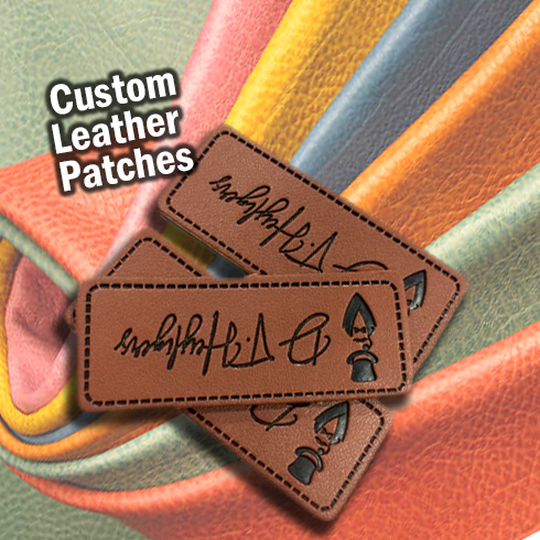 Custom Leather Patches No Minimum. Custom Leather Patches Near Me. Leather Embroidered PVC Patches near Highly Likely in Los Angeles