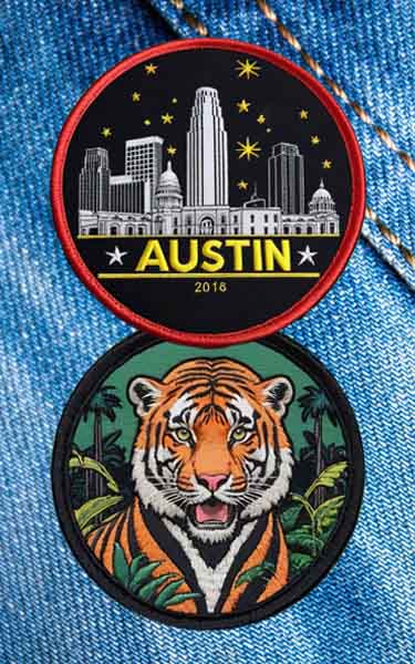 Custom Embroidered Patches in San Antonio Texas near Blue Star Arts Complex